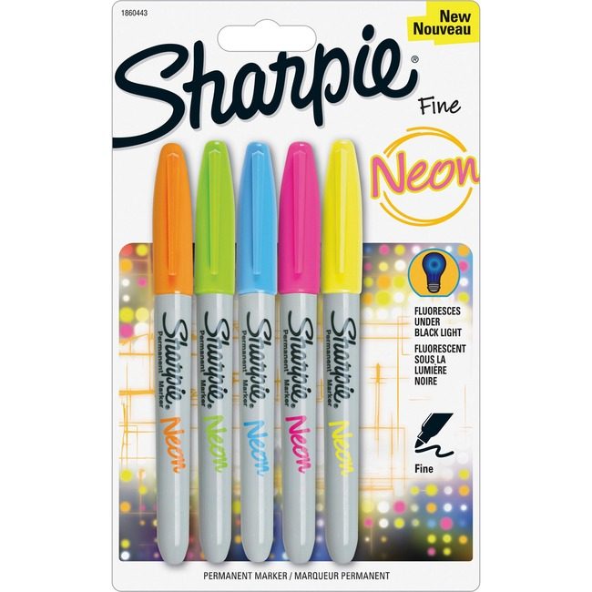 Sharpie / Expo / Prismacolor / Sanford Newell Brands / Sanford Sharpie / Expo / Prismacolor / Marker Neon Fn 5 Pack SAN1860443