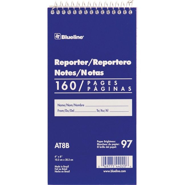 Dominion Blueline, Inc. Schneider Vizz Reporter Note 80 SHEETS REDAT8B
