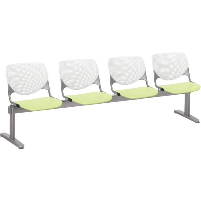 KFI Seating Beamseat 4SEAT Green/White KFI2300BEAM4814