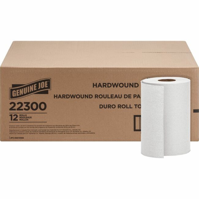 Genuine Joe Towel Hrdwnd 7-7/8X350 2"CR GJO22300