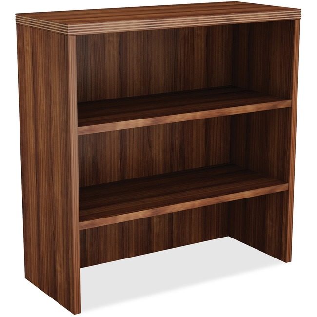 Lorell Bookcase 1.5" TOP 36" Wal LLR34357