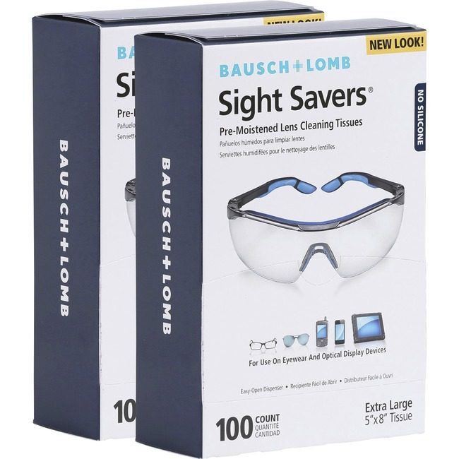 Bausch + Lomb Bausch & Lomb, Inc. + Tissues Eyeglass Pre-Moist BAL8574GMBD