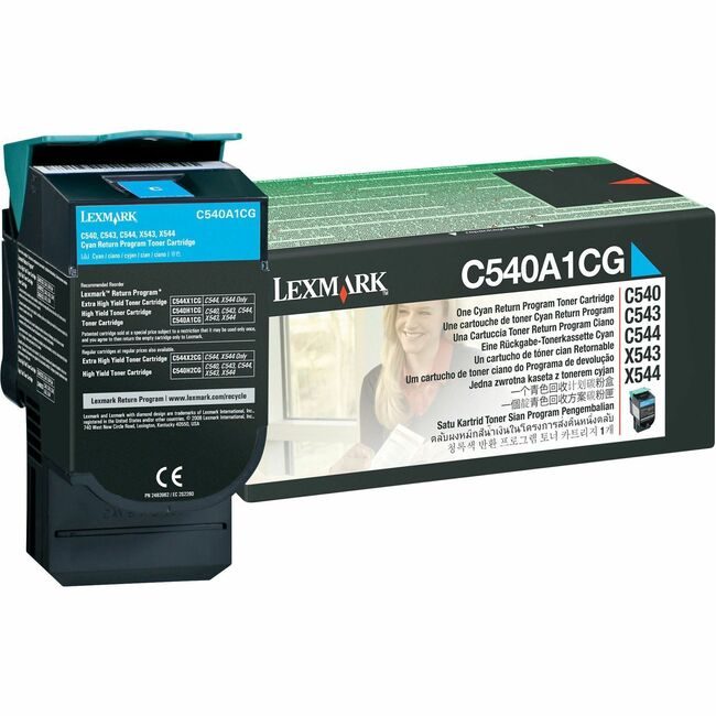 Lexmark International Crtdg Prt Return Cyn LEXC540A1CG