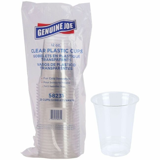 Genuine Joe Cup Cold 12OZ Clear GJO58231