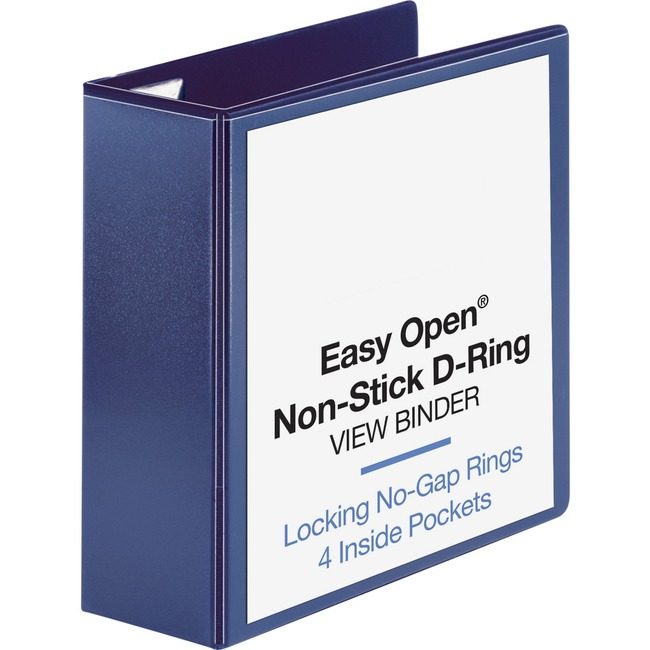 Business Source Binder View Eo D-Ring 4" Ny BSN26977