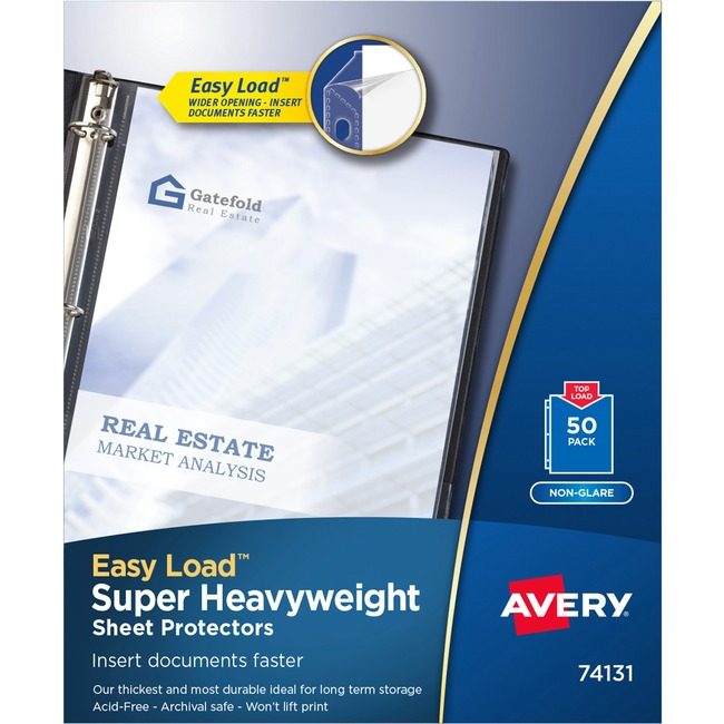Avery Products Corporation Protector Sheet Nongl.Sprhv AVE74131