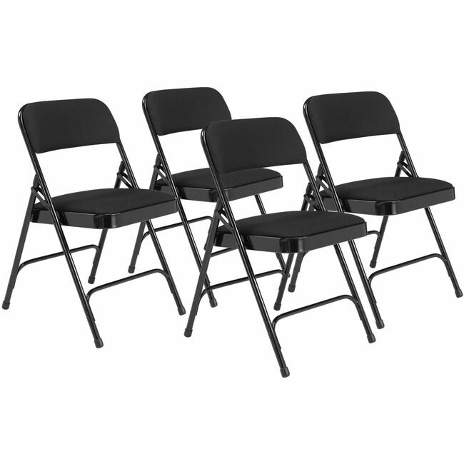 National Public Seating Chair Fold Fab Black 2200SER NPS2210