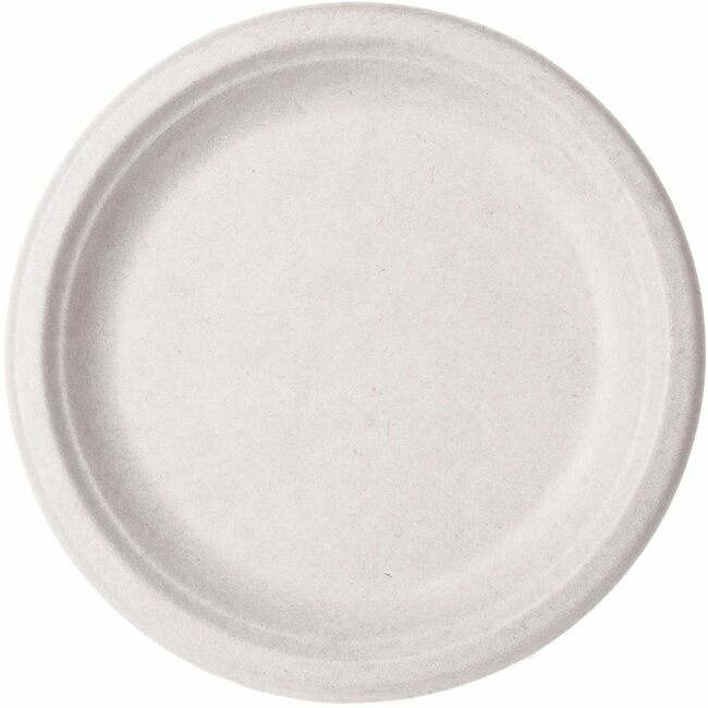 Vegware Plate Nat Fiber 9" 500 Count VEGVWP013NFA