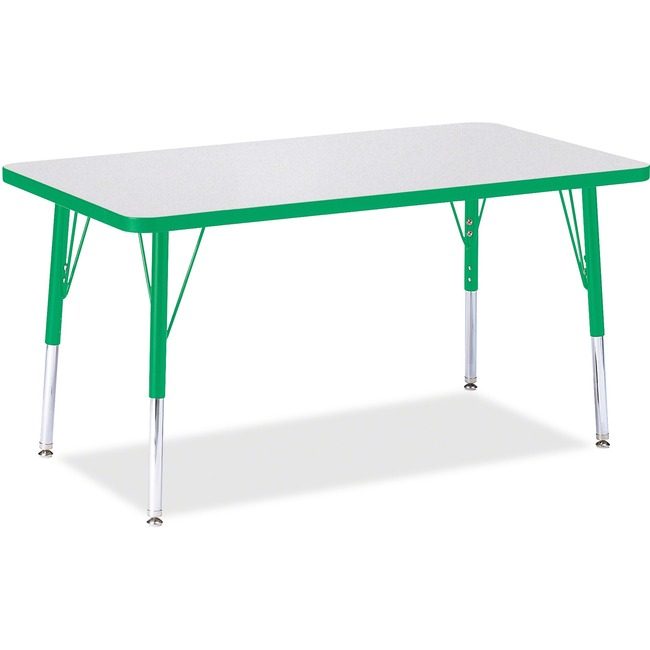 Jonti-Craft, Inc. Table Rectangle 24X36 Gy/Gn JNT6478JCE119
