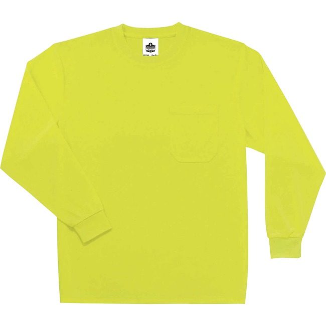Ergodyne T-Shirt Long Sleeve XL Lime EGO21585