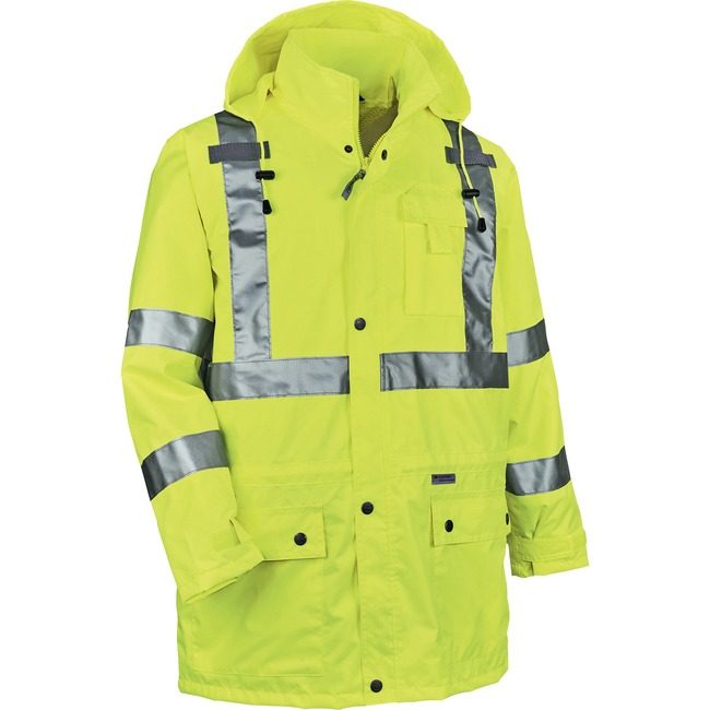 Ergodyne Rain Jacket S Lime EGO24322