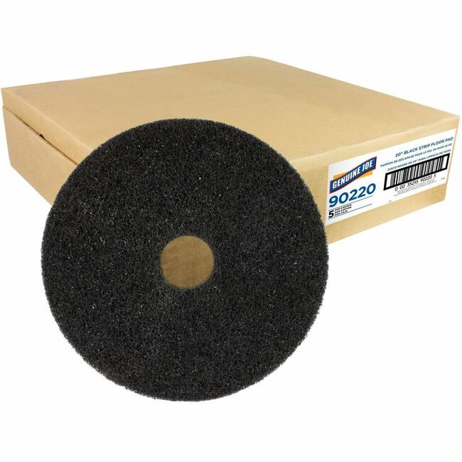 Genuine Joe Pad Floor Black Strip 20" GJO90220