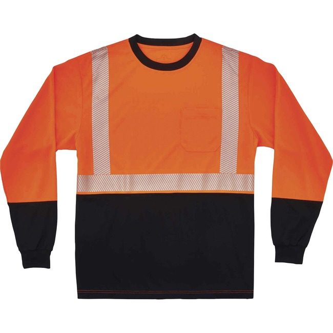 Ergodyne T-Shirt Long Sleeve 5X Orng EGO22689