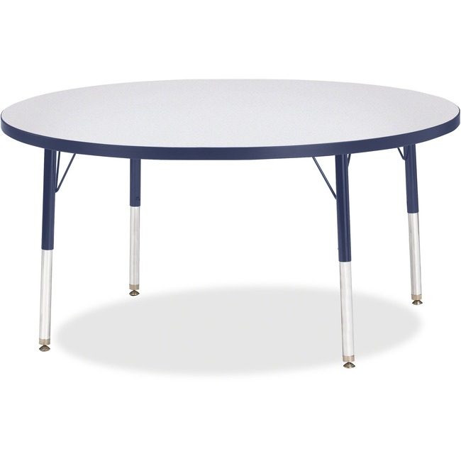 Jonti-Craft, Inc. Table Activity 48"RND Gy/Ny JNT6433JCE112