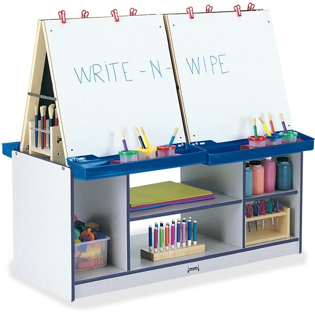 Jonti-Craft, Inc. Center Art 4-STATION Navy JNT0294JCWW112
