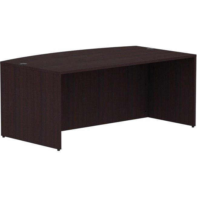 Lorell Desk Bow Lam 71X41 Es LLR18260