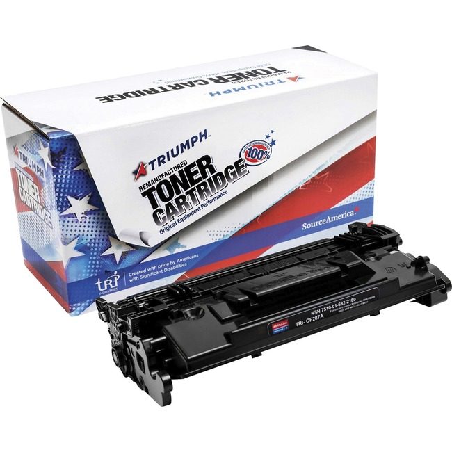 Varies / verify SKU SKU-LEVEL VERIFICATION REQUIRED Toner Reman HP 87A Black NSN6822180
