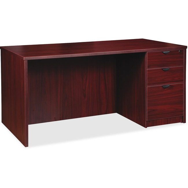 Lorell Desk Rt Ped Bbf 36X72 My LLRPD3672RSPMY