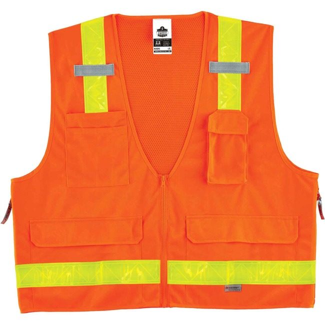 Ergodyne Vest Surveyors 2X/3X Orange EGO21437