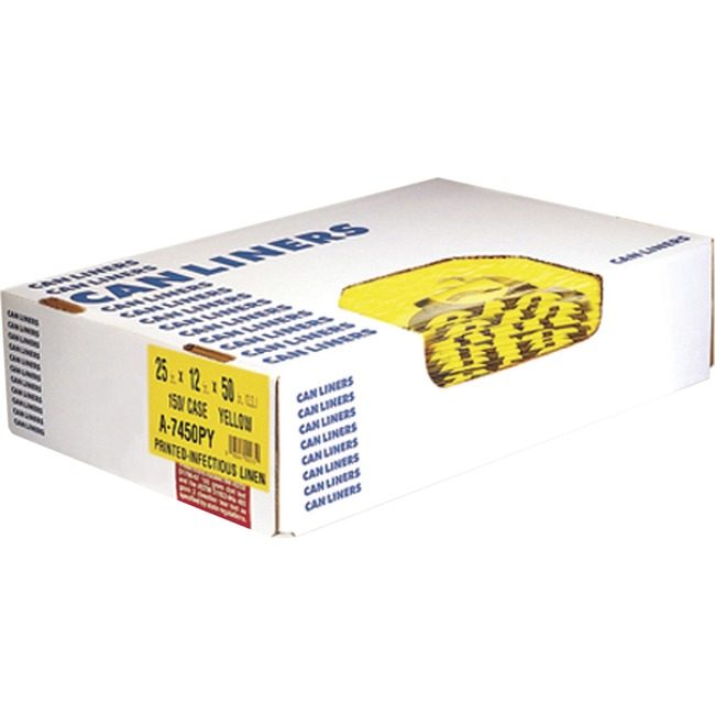 Heritage Bag / Novolex Liner Can Health 30X43 Yellow HERA6043PY