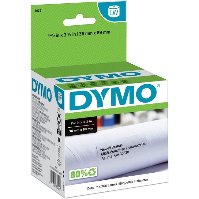 Newell Brands DYMO Label Add Large 260RL 2RL DYM30321