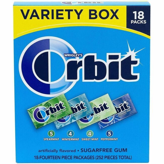 Varies / verify SKU SKU-LEVEL VERIFICATION REQUIRED Gum Mint Vrty 18 Count GRR22000568
