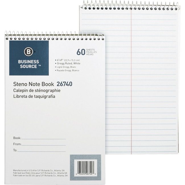 Business Source Book Steno Gregg 60SH We BSN26740