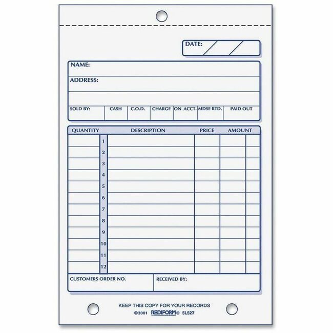 Dominion Blueline, Inc. Schneider Vizz Book Sales Order RED5L528
