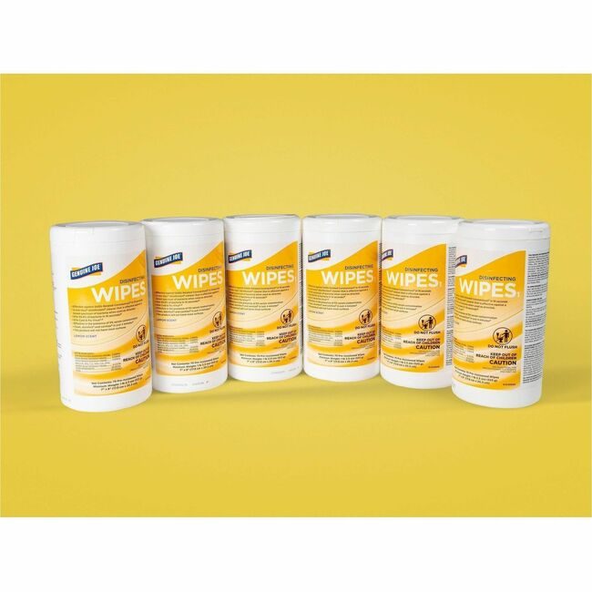 Genuine Joe Wipe Disinf Lmn Tub 75 GJO45500