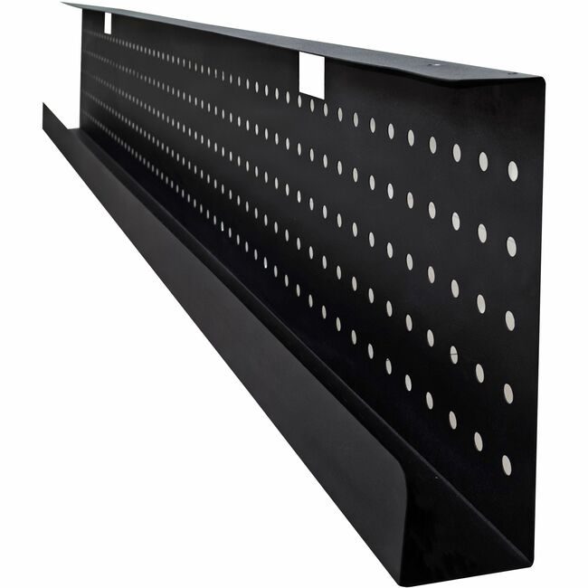 Lorell Panel Mdsty Mtl F/72IN TOP Black LLR60815