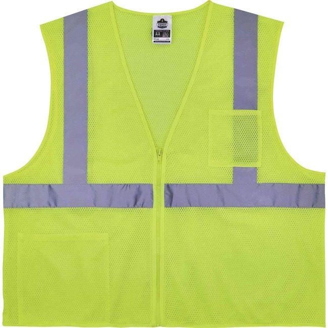 Ergodyne Vest Treated Poly L/Xl Lime EGO21575