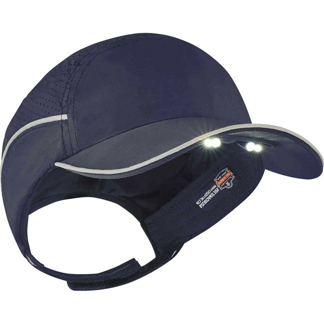 Ergodyne Bump Cap Lw W/Led Long Navy EGO23339