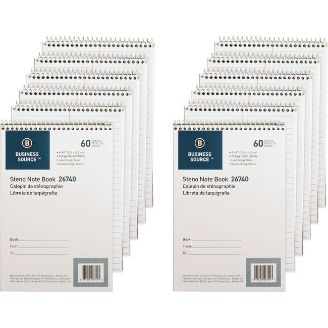Business Source Book Steno Gregg 60SH We BSN26740PK