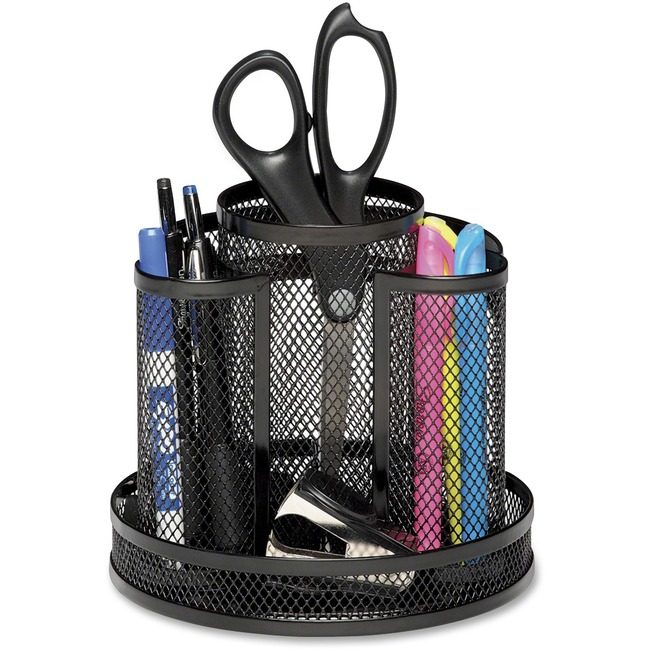 Newell Brands Rolodex Sorter Mesh Spin Black ROL1773083