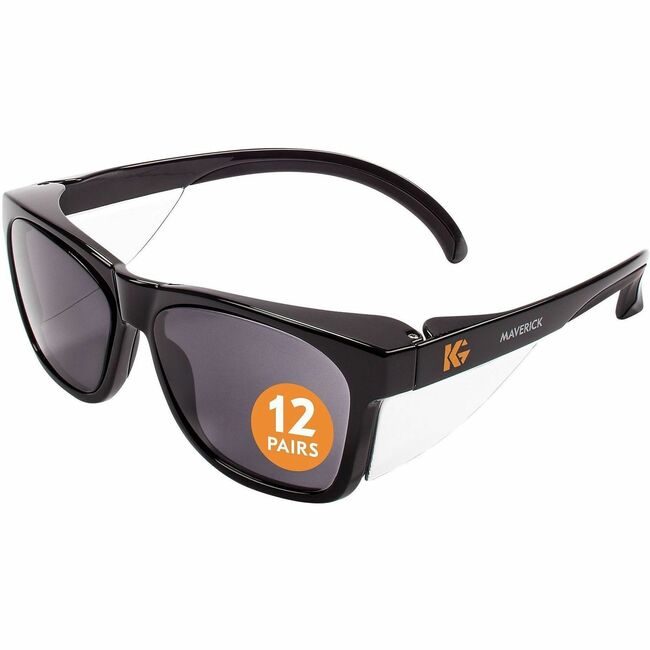 HyFlex / Ansell Glasses Safty Mavrik Ske/Bk ANS49311CT