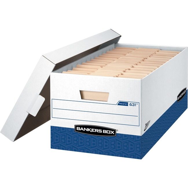 Fellowes Brands Box Storage Presto Letter 12 Pack FEL0063101