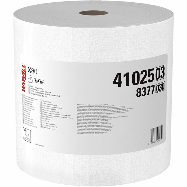 Kimberly-Clark Professional Kleenex / Scott / WypAll / Kimtech Wipe X80 White KCC41025