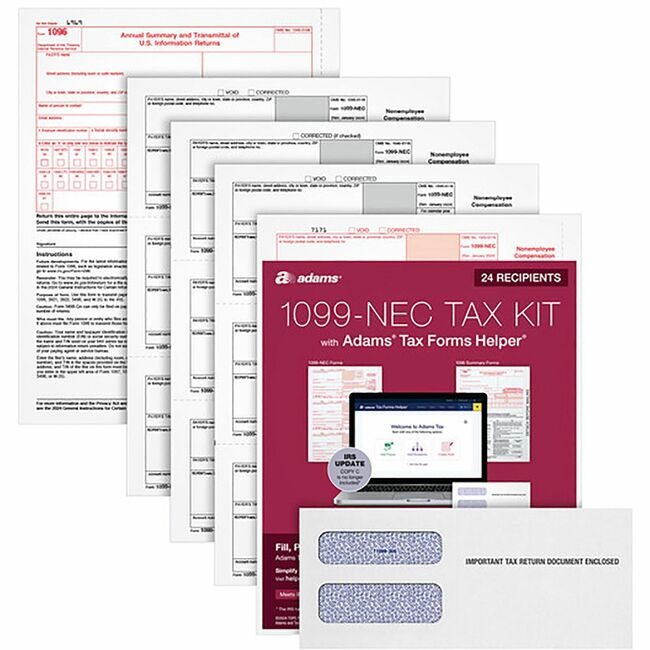 TOPS Products 5PT FRM 1099-NEC 24ST/PK TOP22905KIT-NEC