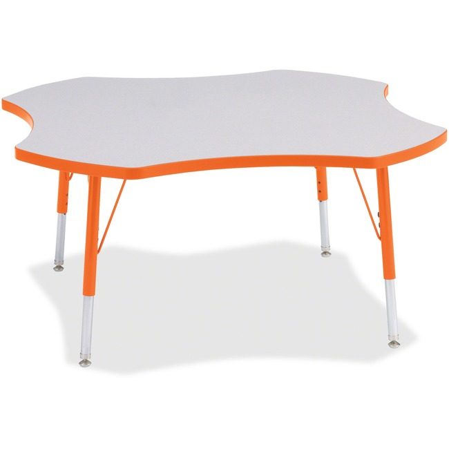 Jonti-Craft, Inc. Table Four Leaf 48" Gy/Oe JNT6453JCE114