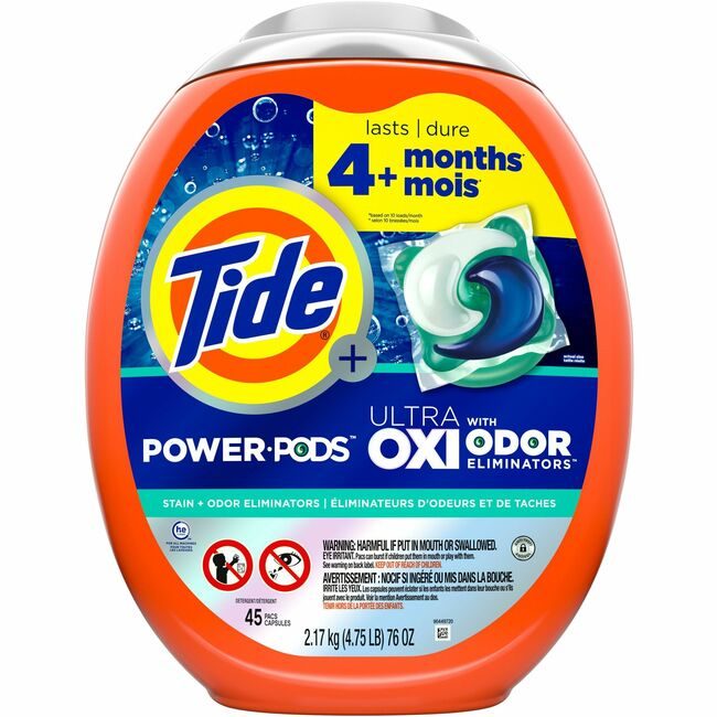 Procter & Gamble P&G Professional / product-specific brand Detergent Tide Ppd Ultoxi 45 Count PGC09496