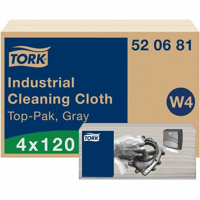 Essity Tork Wiper Cleaning Cloth Gray TRK520681