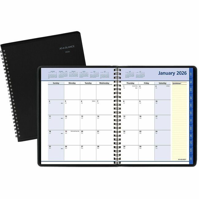 ACCO Brands AT-A-GLANCE Planner Mnth Quicknts 7X9 AAG760805
