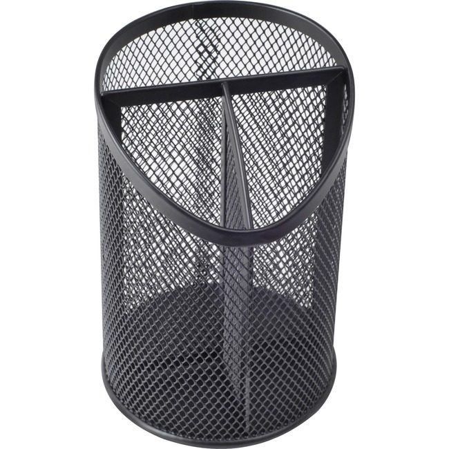 Lorell Cup Pencil Divided Mesh Black LLR84140