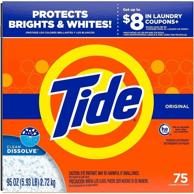 Procter & Gamble P&G Professional / product-specific brand Detergent Tide Pwd 75LD 85Z PGC16668