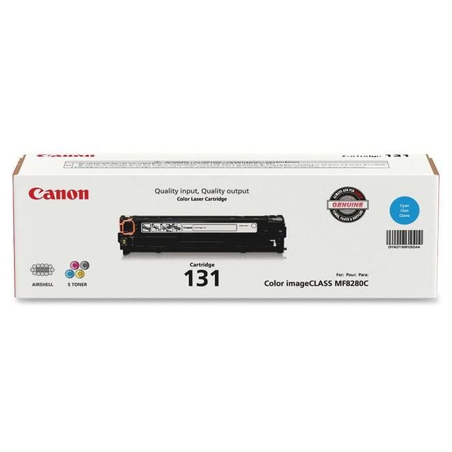 Canon U.S.A. Cartridge Laser 131 Cyn CNMCRTDG131C