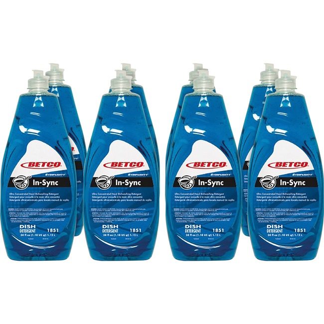 Betco Corporation Dishwashing Liquid Blue BET1851B900CT