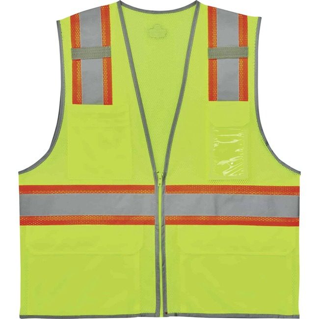 Ergodyne Vest 2-TONE Mesh L/Xl Lime EGO24145