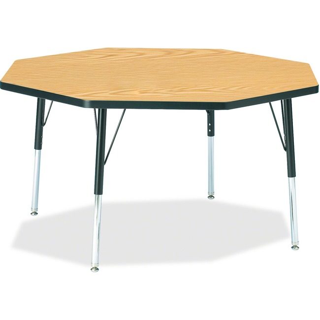 Jonti-Craft, Inc. Table Octagon 48X48 Ok/Bk JNT6428JCE210