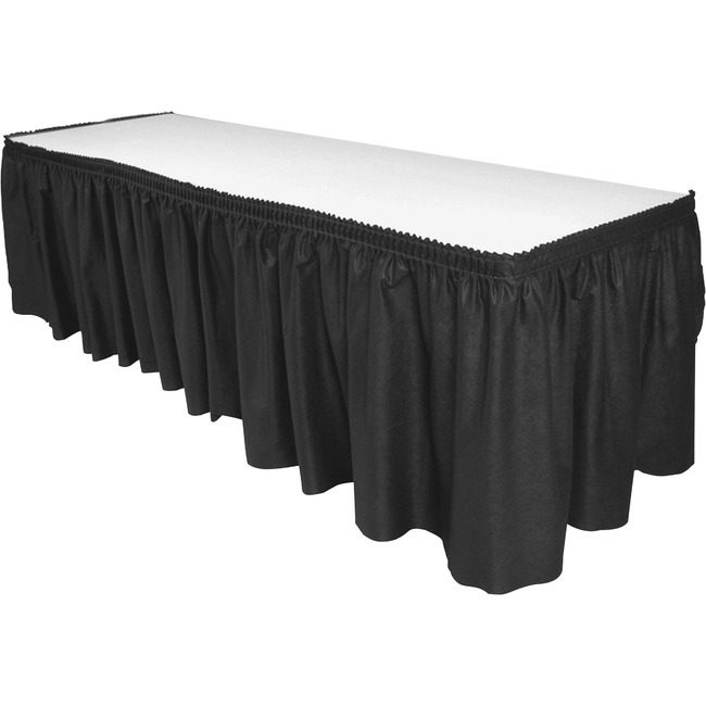 Genuine Joe Skirting Table Black GJO11916