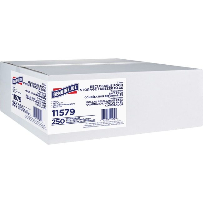 Genuine Joe Bag Freezer 1 GAL Reclose GJO11579